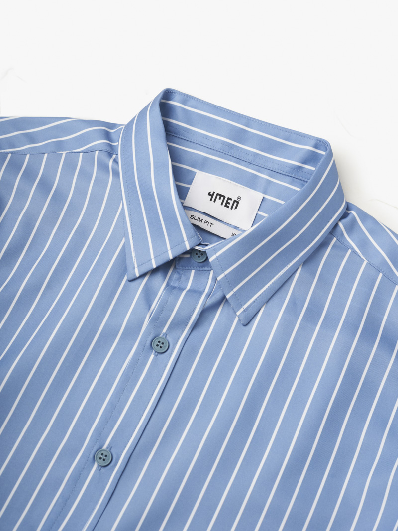 Ao So Mi Soc Form Slimfit SM172 Soc Xanh