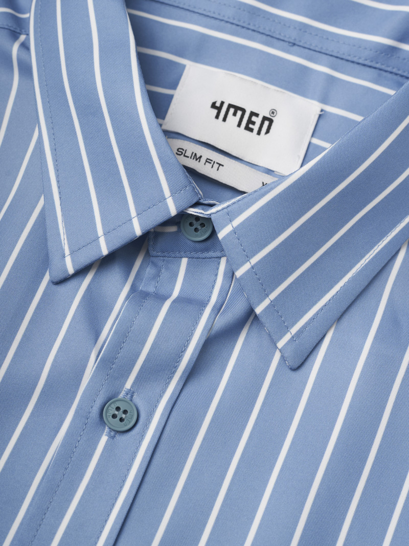 Ao So Mi Soc Form Slimfit SM172 Soc Xanh