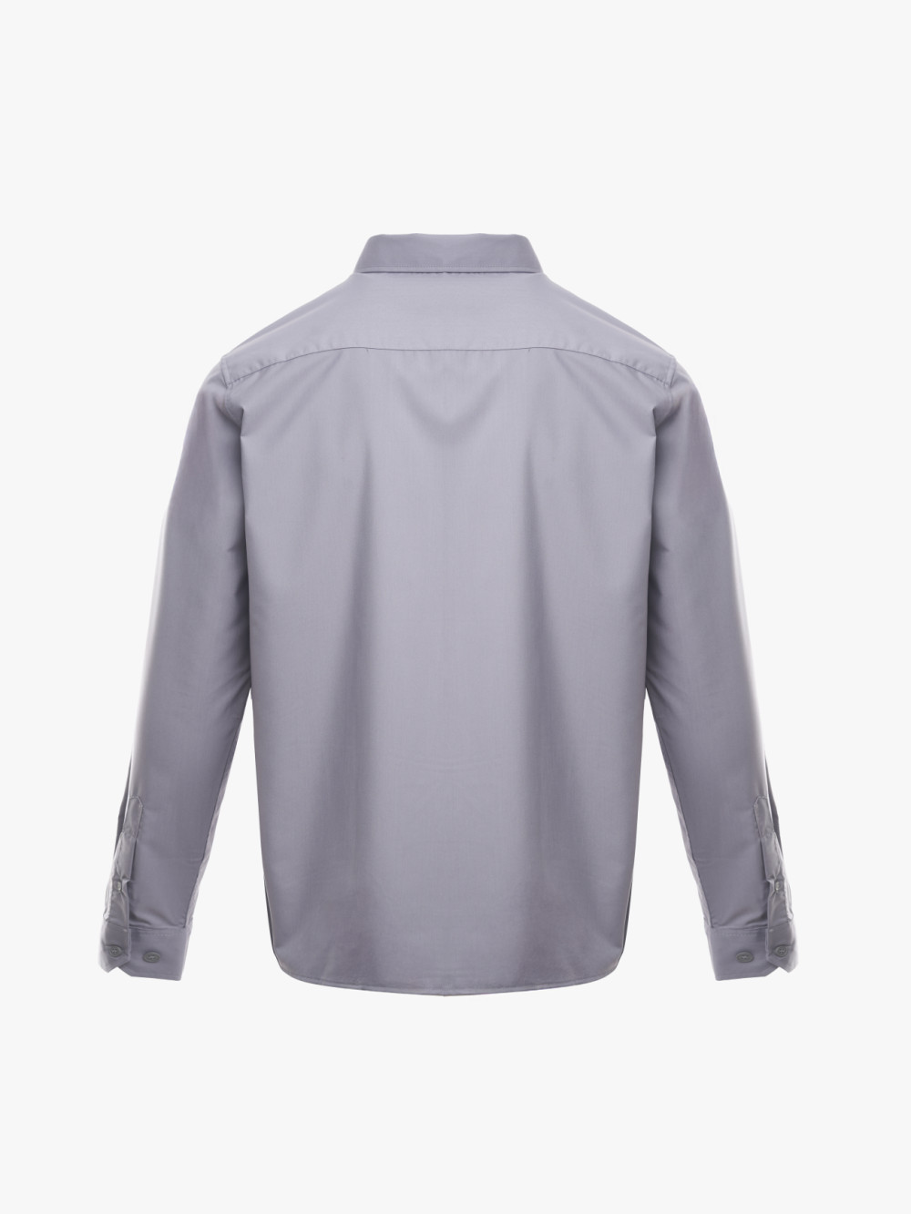 Ao So Mi Tron Vai Modal It Nhan Form Slimfit SM079 Mau Xam