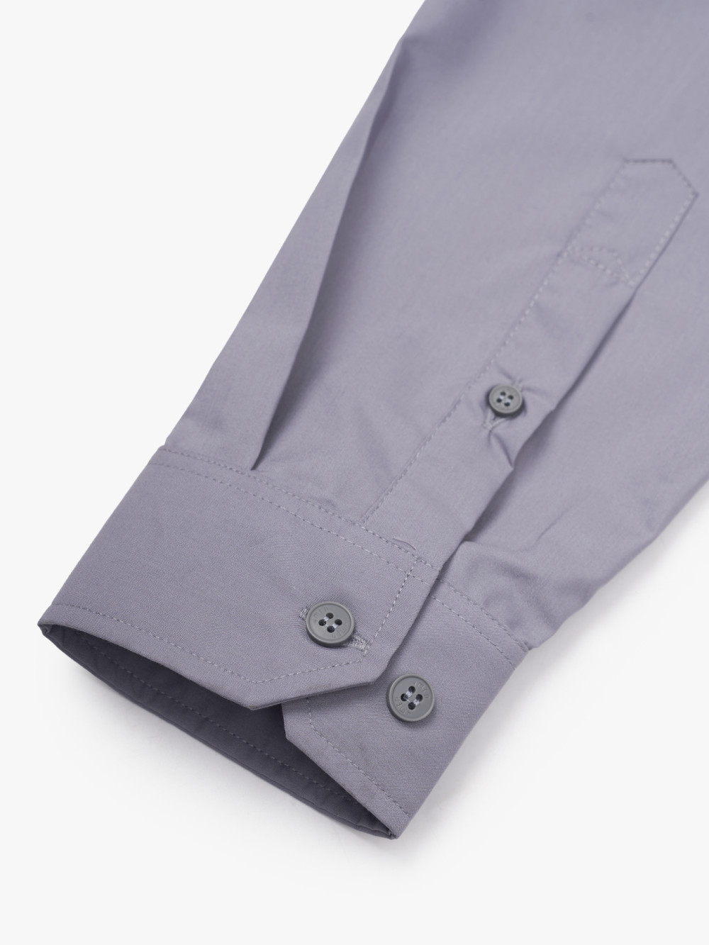 Ao So Mi Tron Vai Modal It Nhan Form Slimfit SM079 Mau Xam