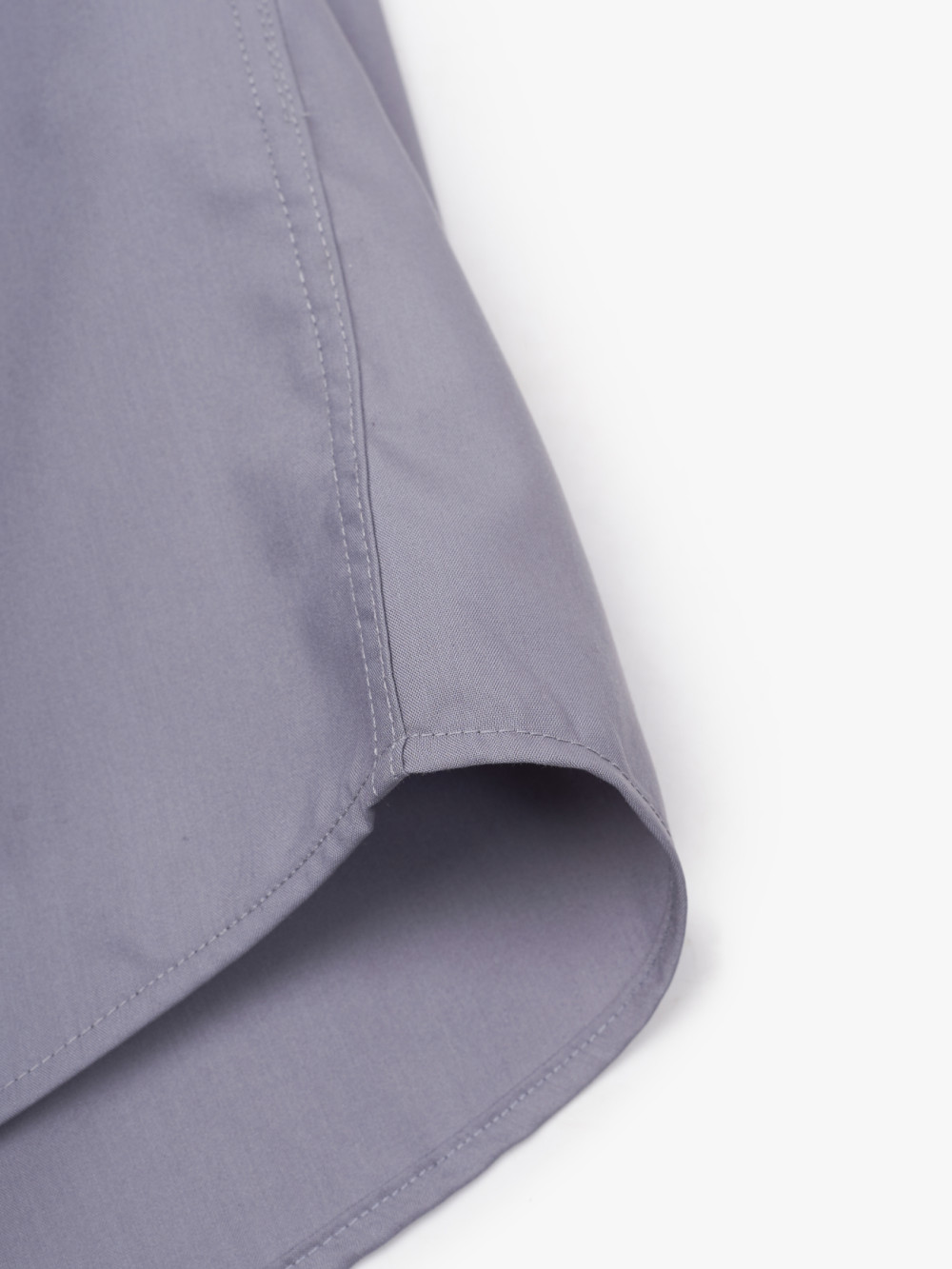 Ao So Mi Tron Vai Modal It Nhan Form Slimfit SM079 Mau Xam