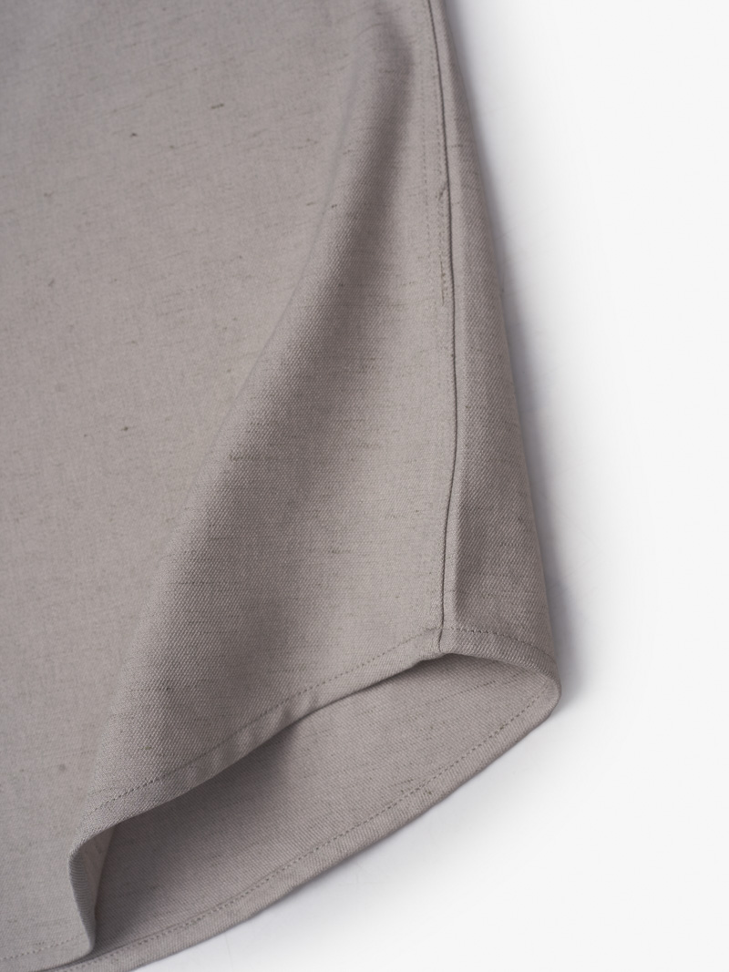 Ao So Mi Tui 2 Coi Theu Chu M Form Slimfit SM173 Mau Xam