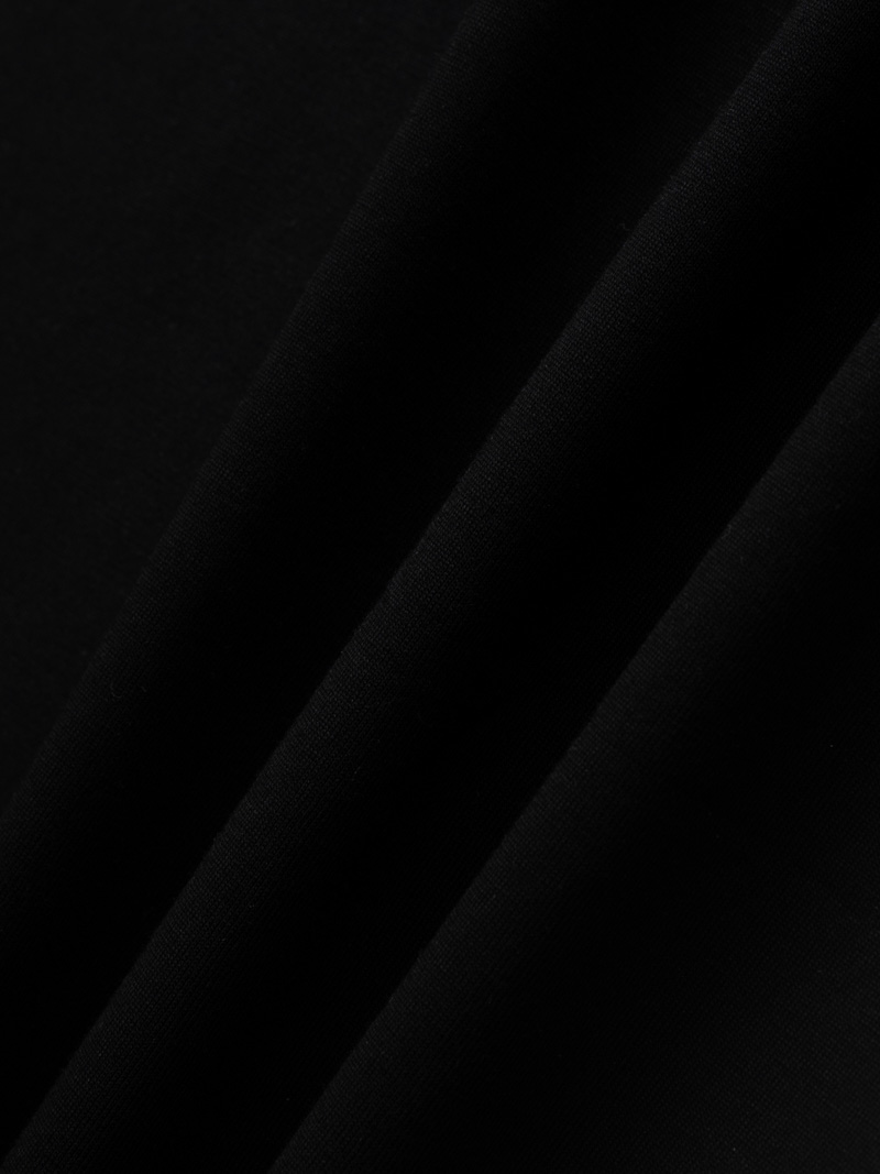 Ao Thun Co Tron Tron Form Slimfit AT132 Mau Den
