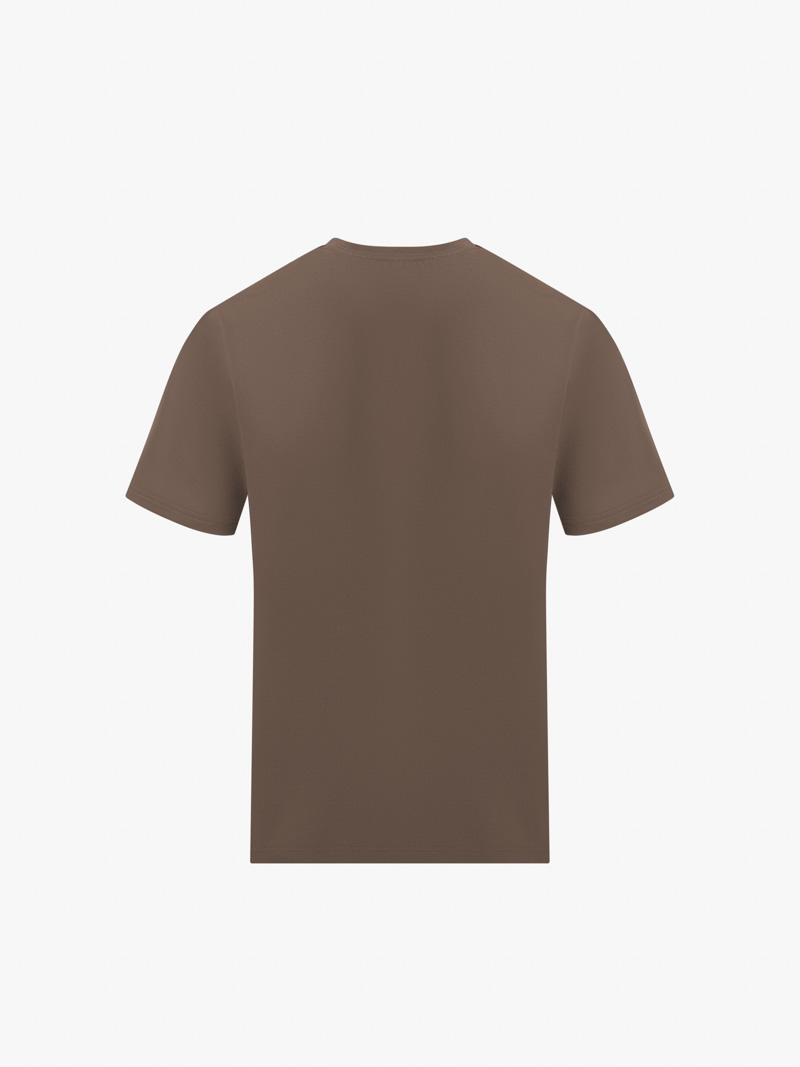 Ao Thun Co Tron Tron Form Slimfit AT132 Mau Nau Nhat