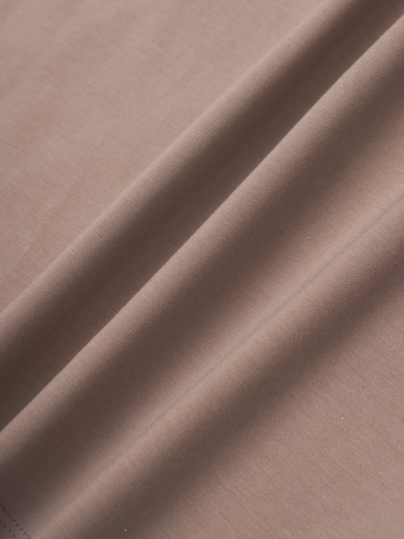 Ao Thun In Logo Tron 4M Form Slimfit AT161 Mau Nau Nhat