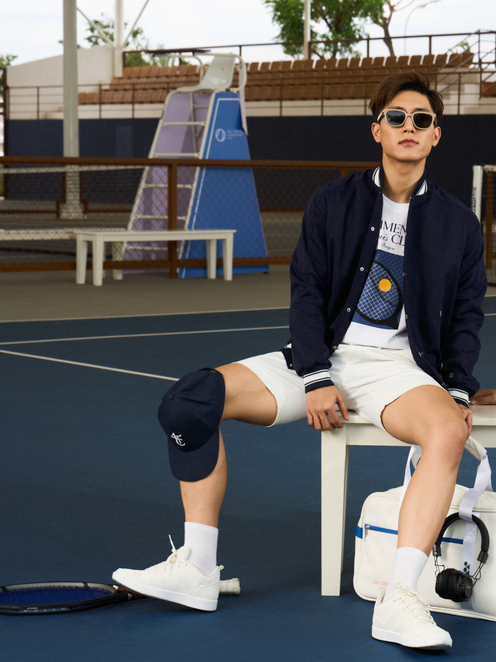 Ao Thun In Tham Graphic Vot Tennis Form Regular AT150