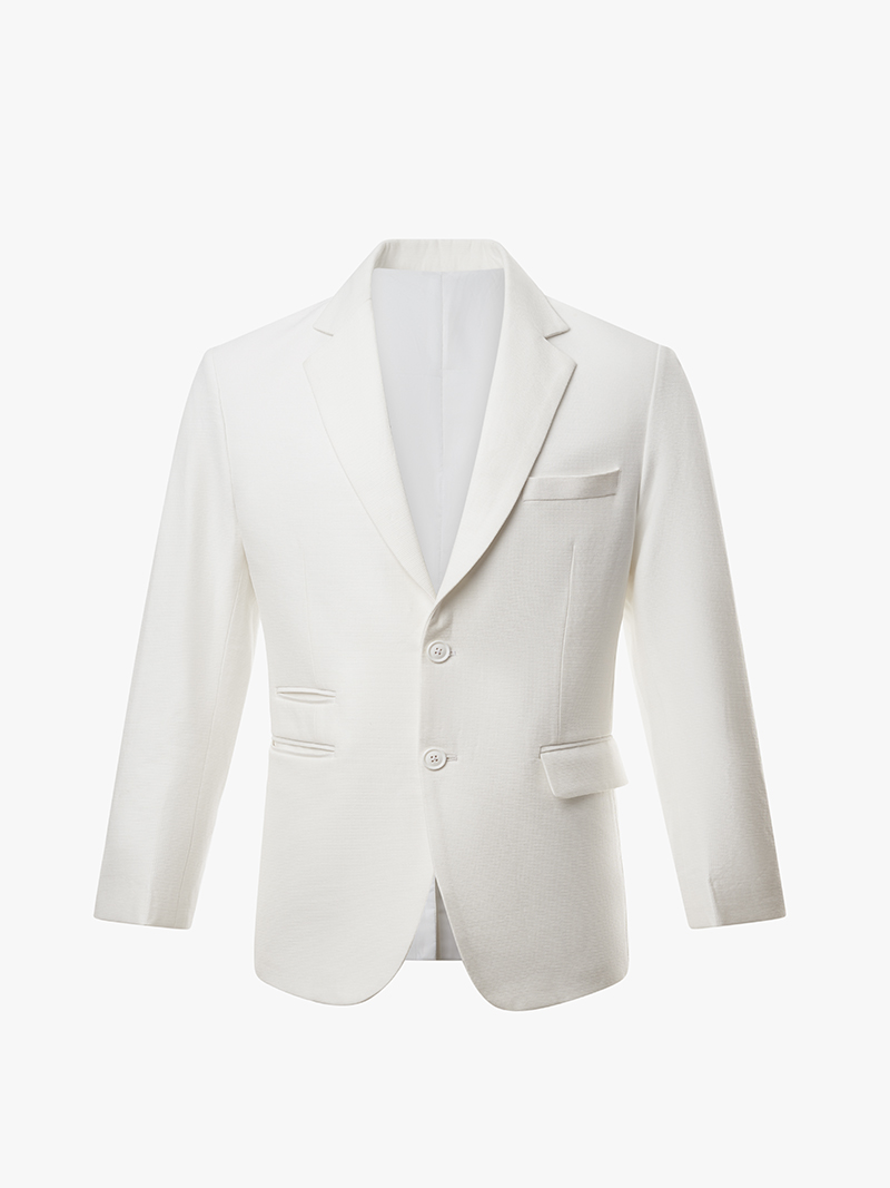 Ao Vest Trang Tri Tui Mo 2 Coi Form Slimfit AV035