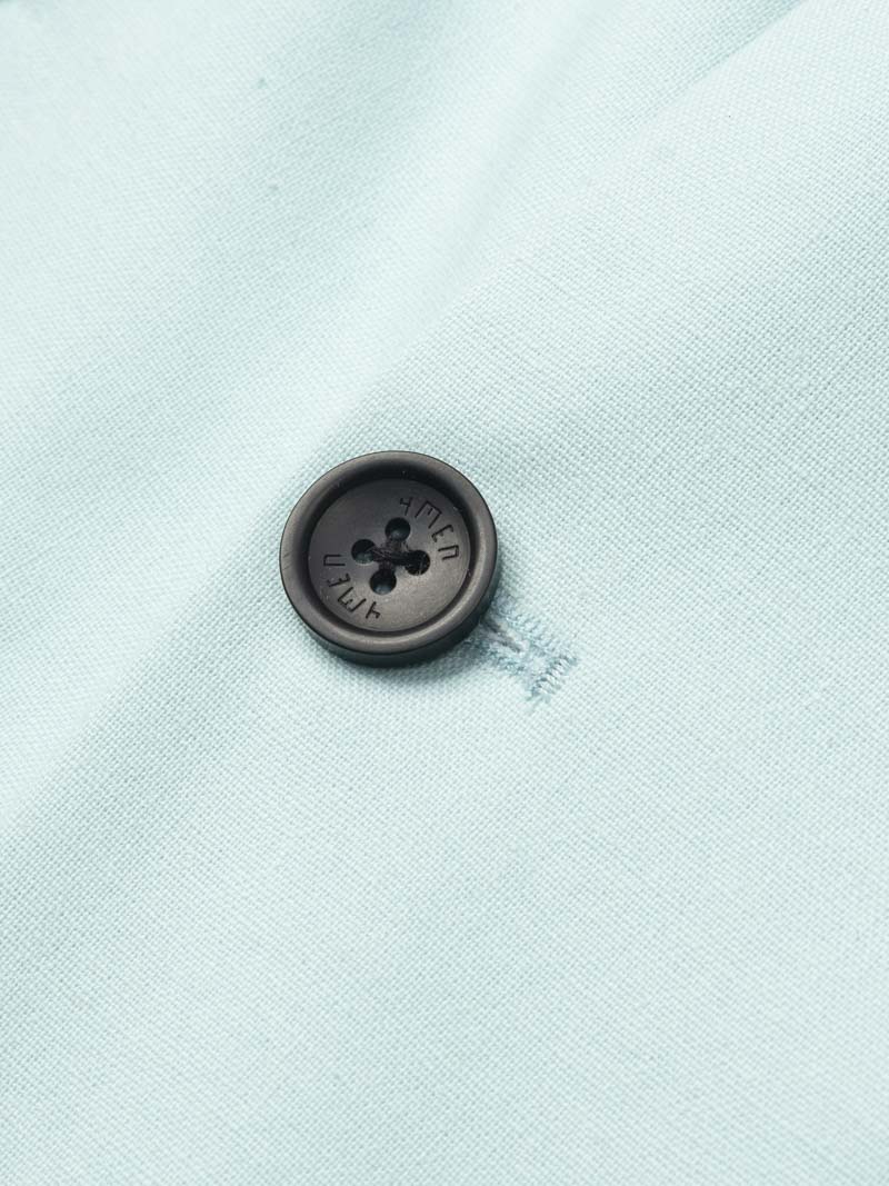 Ao Vest Tron Linen Form Regular AV040 Mau Xanh Bien