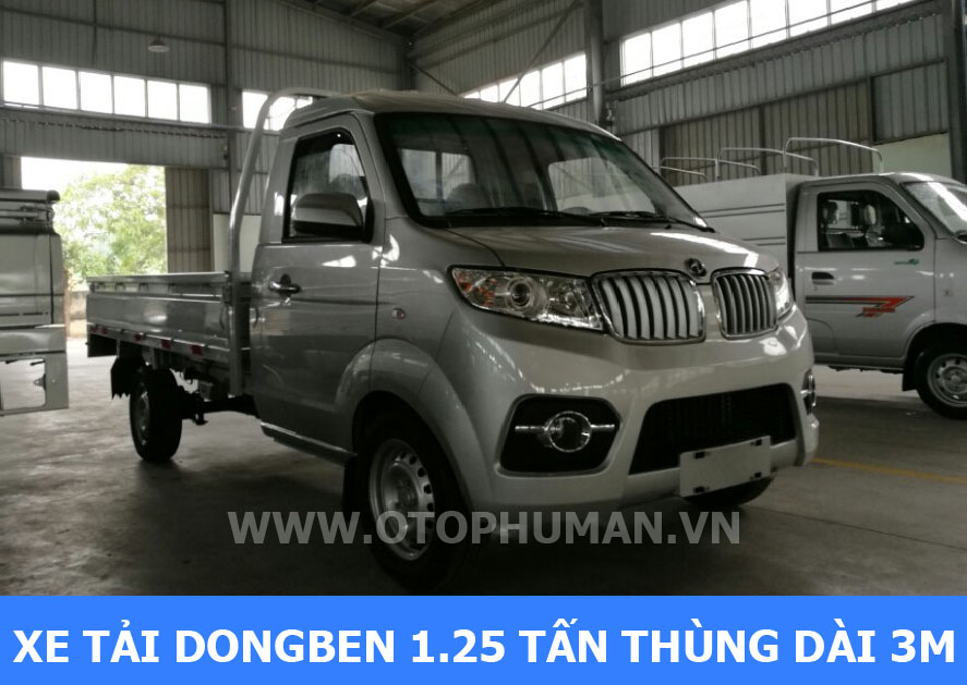 mua xe tai nhe gia re xe tai dongben 1t25 tan tai nho vao thanh pho dong co dau cua My gia re