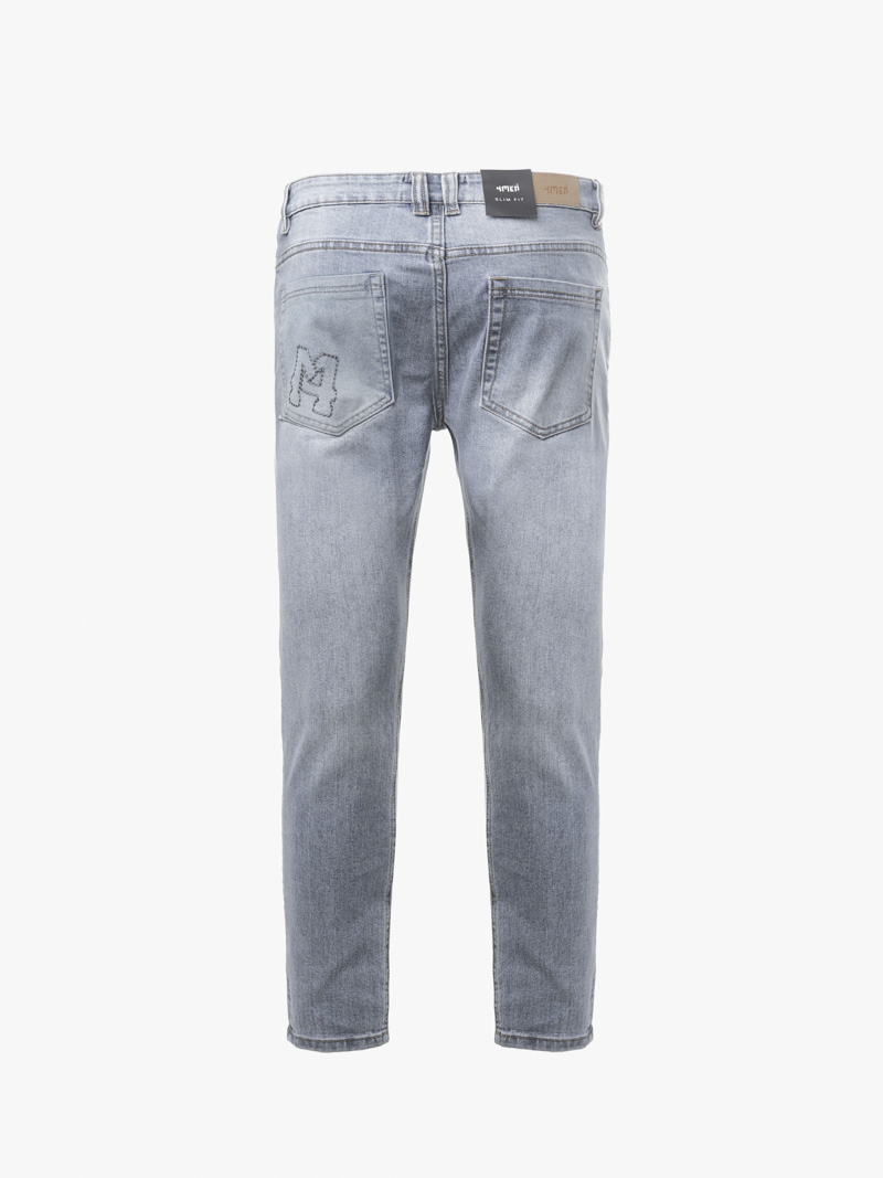 Quan Jean Theu Chu M O Tui Sau Form Slimfit QJ107 Xanh Bien Nhat