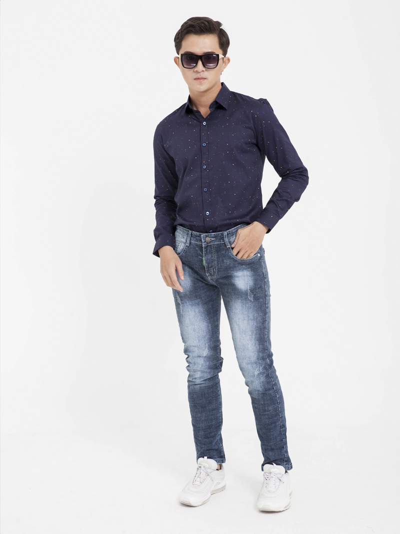 Quan Jeans Skinny Xam Chuot Dam QJ1611