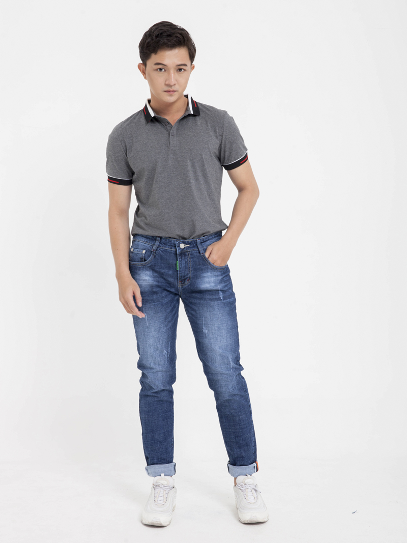 Quan Jeans Skinny Xanh Den QJ1612