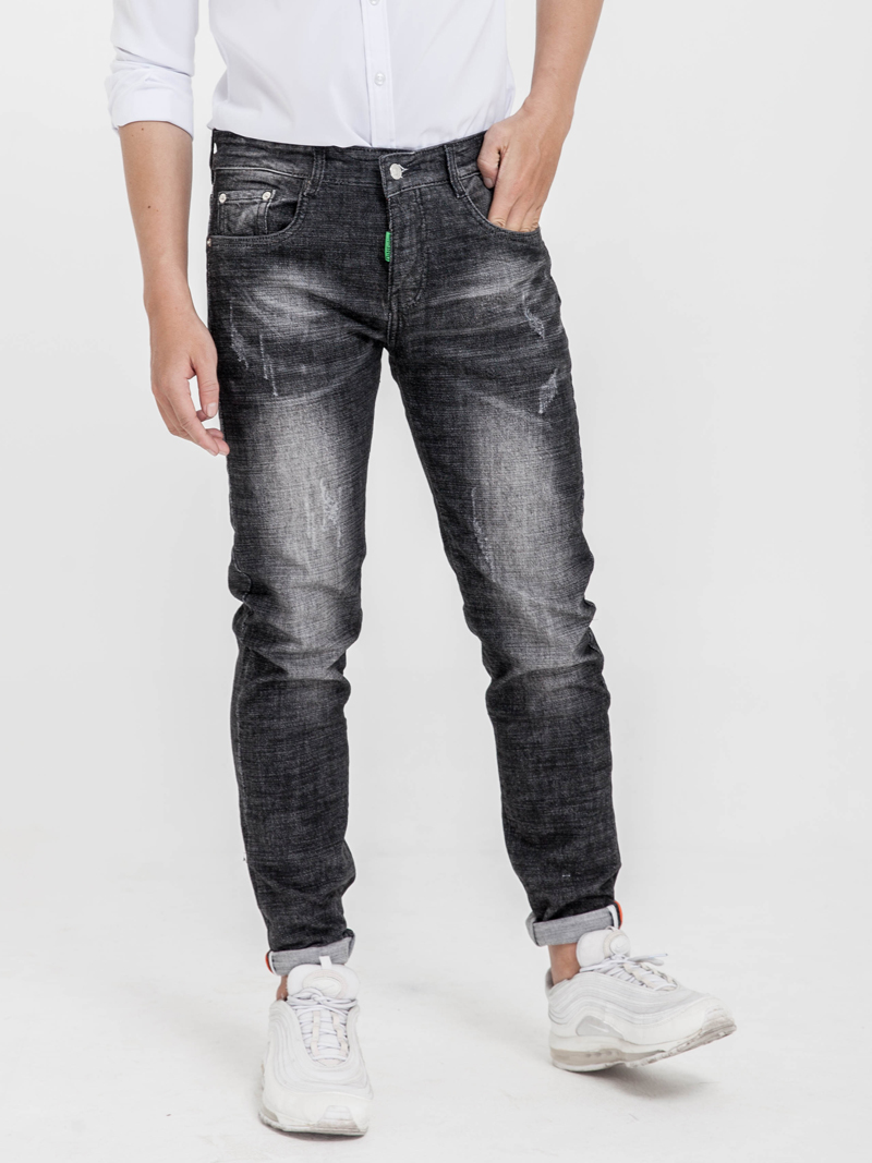 Quan Jeans Skinny Xanh Den QJ1613