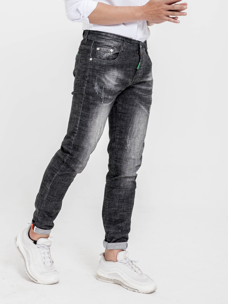 Quan Jeans Skinny Xanh Den QJ1613
