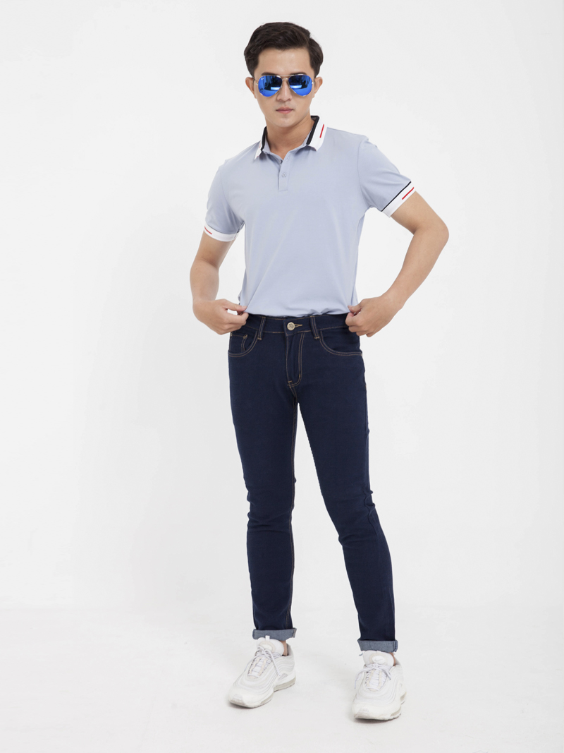 Quan Jeans Skinny Xanh QJ1608