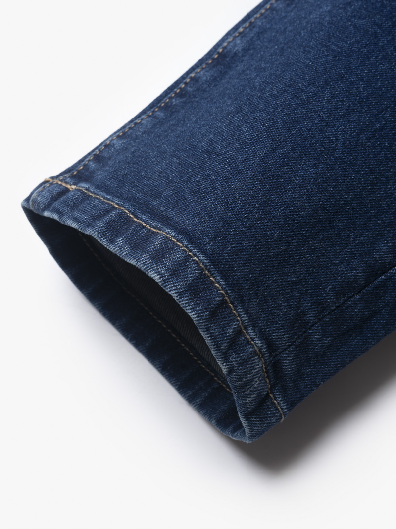 Quan Jeans Xanh Dam Tui Kieu Form Slimfit QJ096