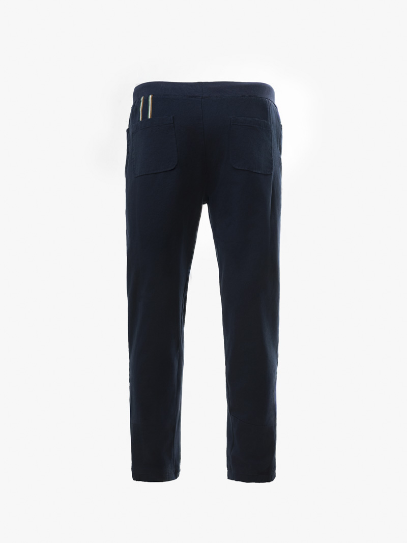Quan Jogger Kaki Lung Thun Gan Tag Da Tam Giac Form Regular JO016 Mau Xanh Den