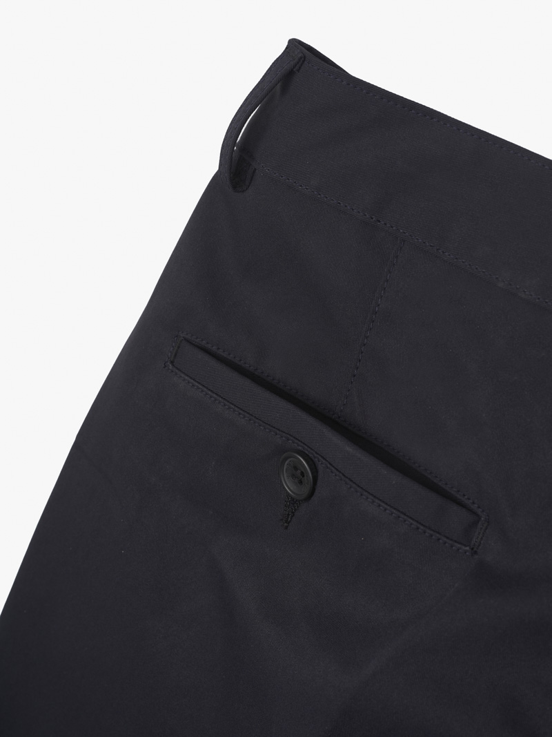 Quan Kaki Theu logo tron 4M Premium Form Straight QK030 Mau Den