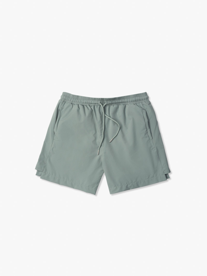 Quan Short Du In Wave Form Regular QS045 Mau Xanh Ngoc