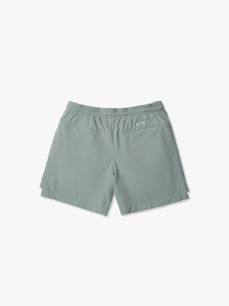 Quan Short Du In Wave Form Regular QS045 Mau Xanh Ngoc