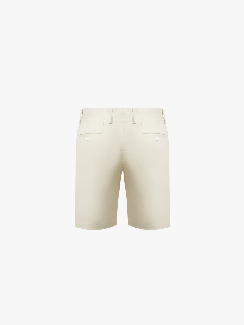 Quan Short Kaki Tui Nho Kieu Form Regular QS054 Mau Kem