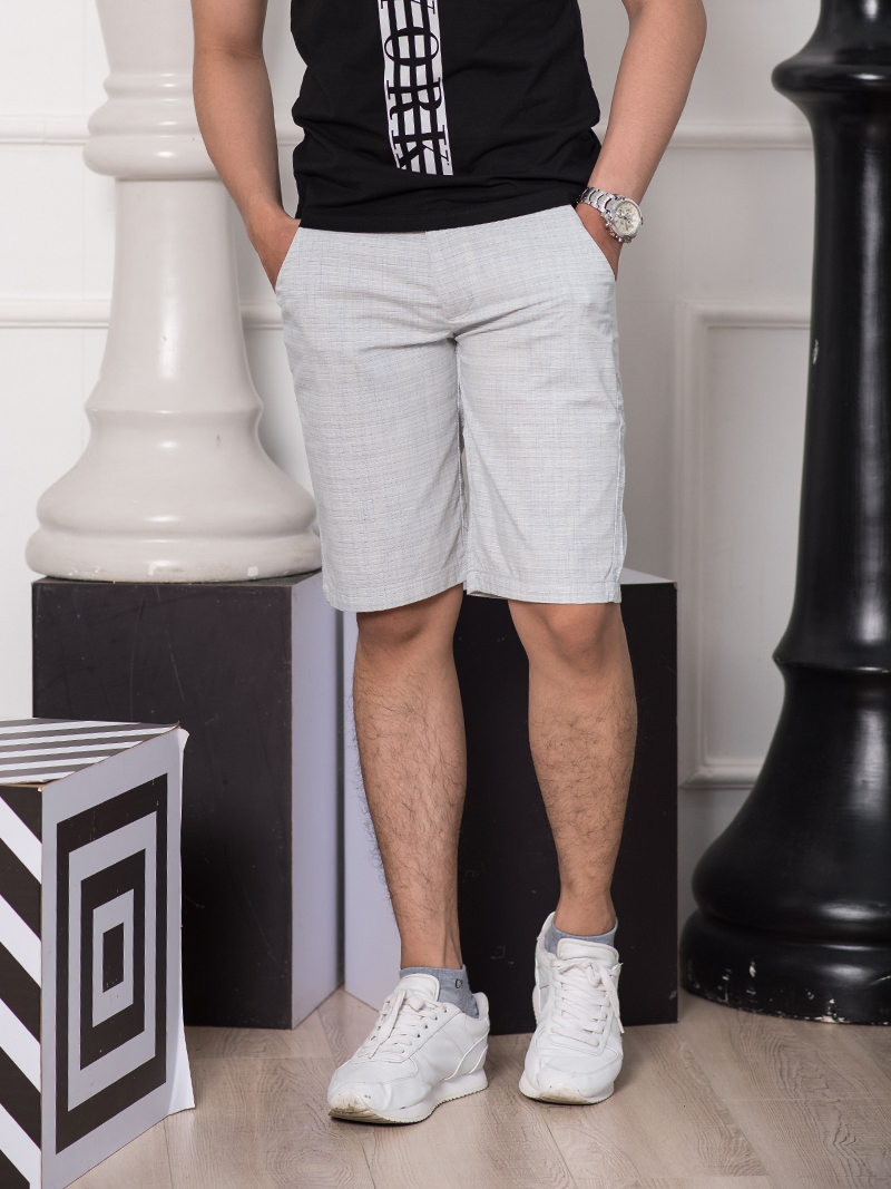 Quan Short Linen Xam Xanh QS162