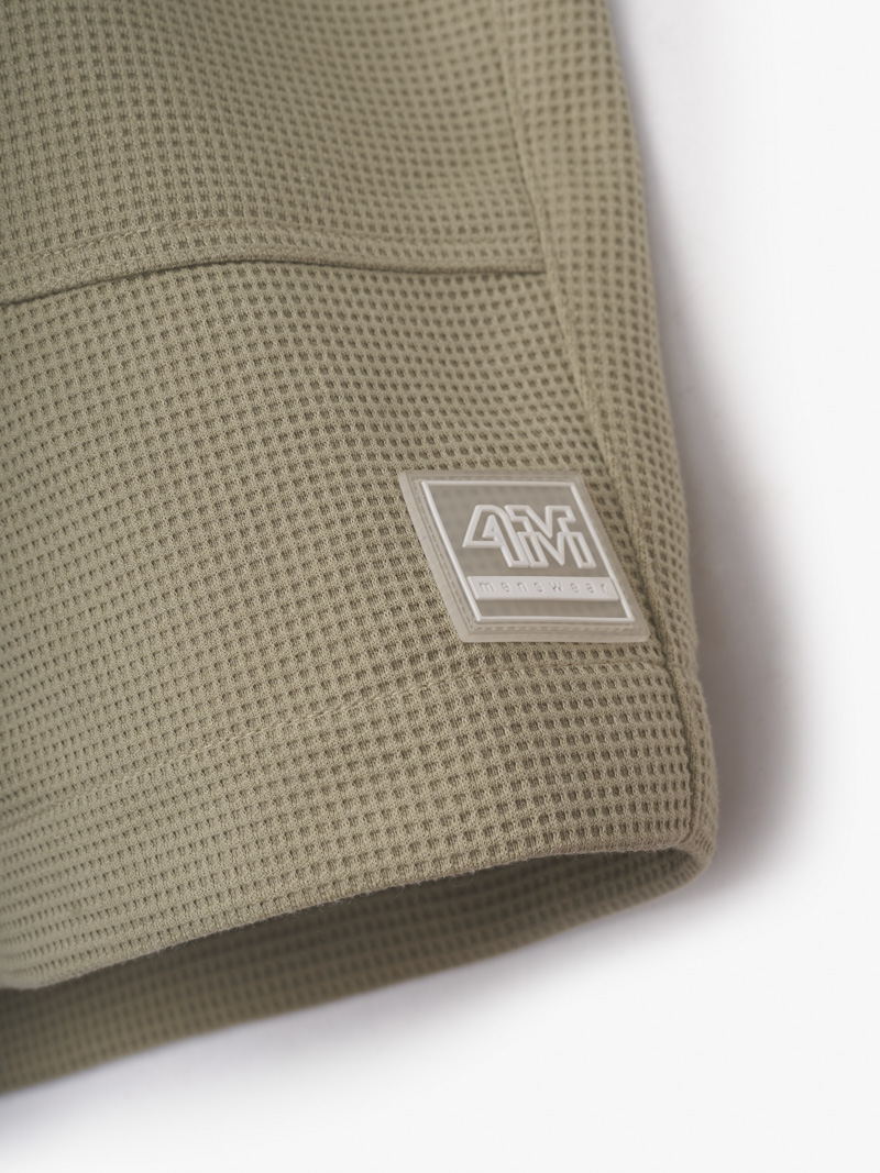 Quan Short Lung Thun Tui Xeo Gan Tag Silicon 4M Form Regular QS064 Mau Reu