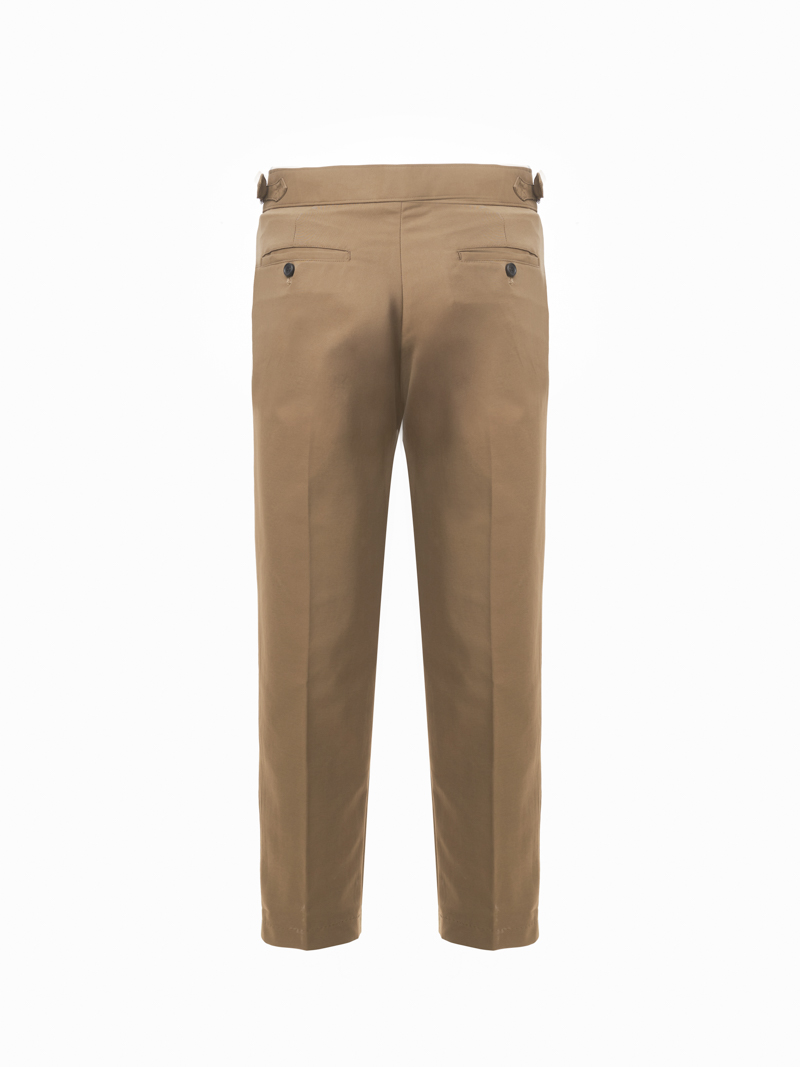 Quan Tay Sidetab Gan Day 3 Soc Form Slimfit QT065 Mau Nau Nhat
