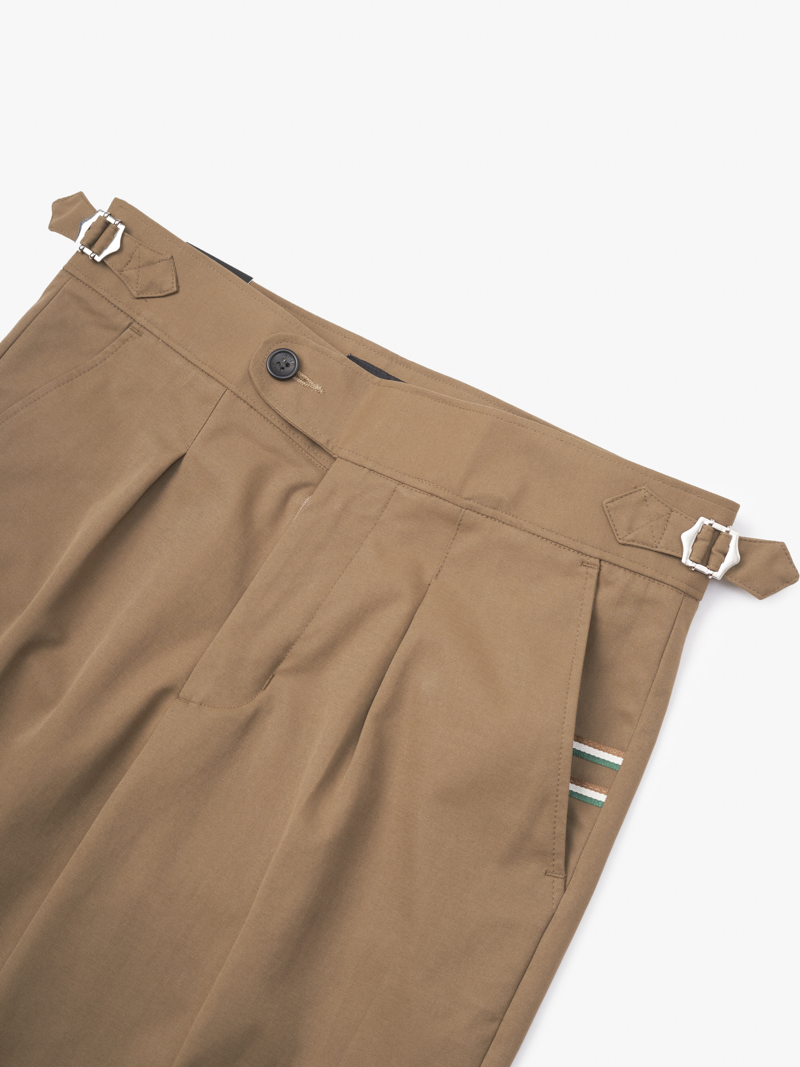 Quan Tay Sidetab Gan Day 3 Soc Form Slimfit QT065 Mau Nau Nhat