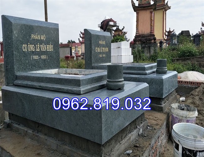 Xay mo doi cao cap hien dai bang da xanh den da trang da vang