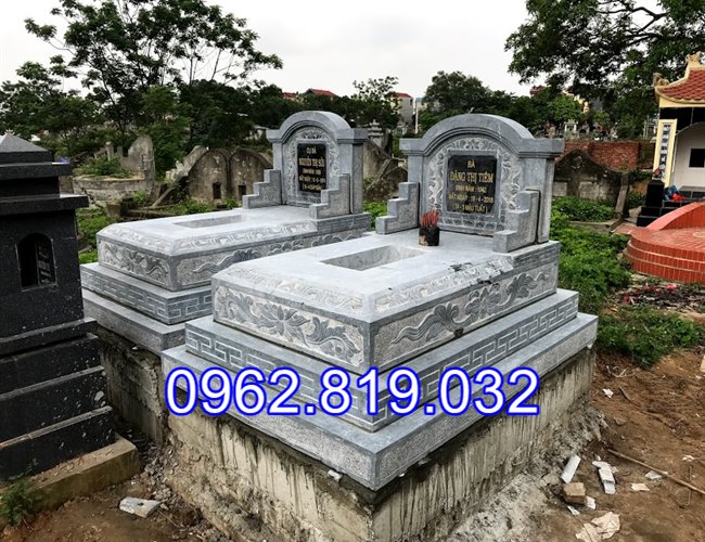 Xay mo doi cao cap hien dai bang da xanh den da trang da vang