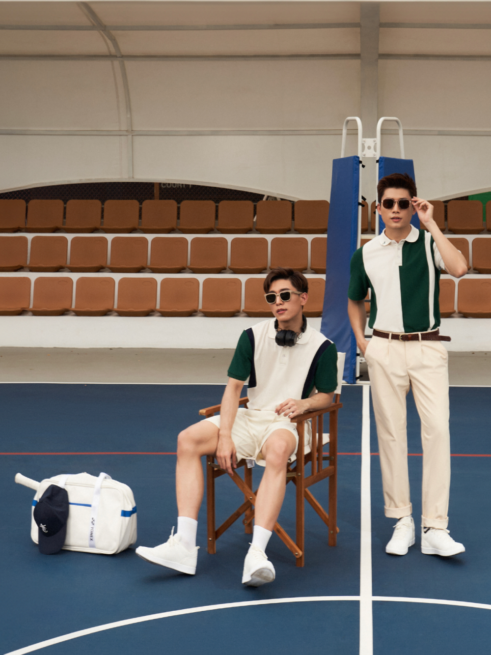 Ao Polo Ra Phoi Doc Theu O Bo Co Form Regular PO131 Mau Xanh La