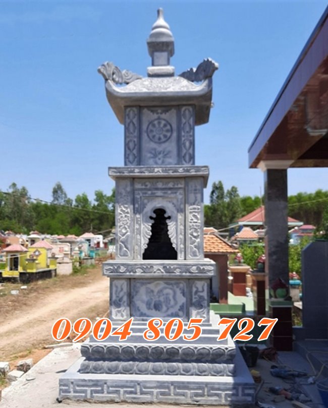 Ban mau thap mo da de hu tro cot tai Lam Dong