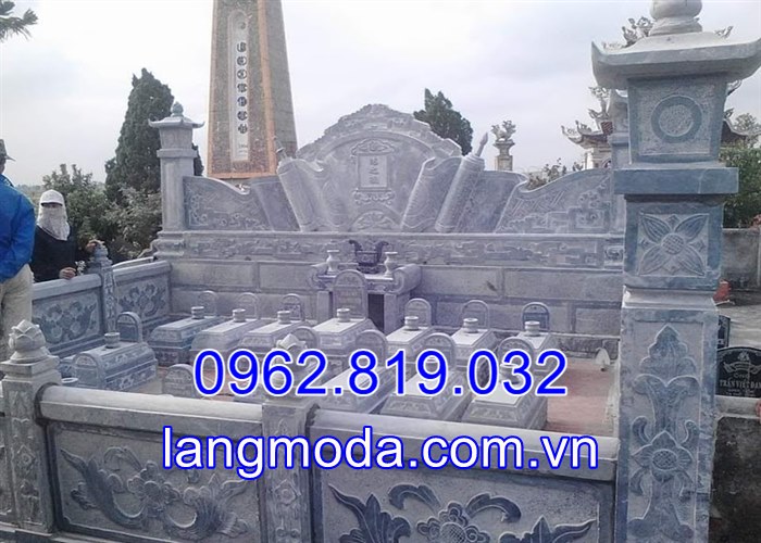 Cau tao Lang mo da gia dinh can biet de co mot khu lang mo dep