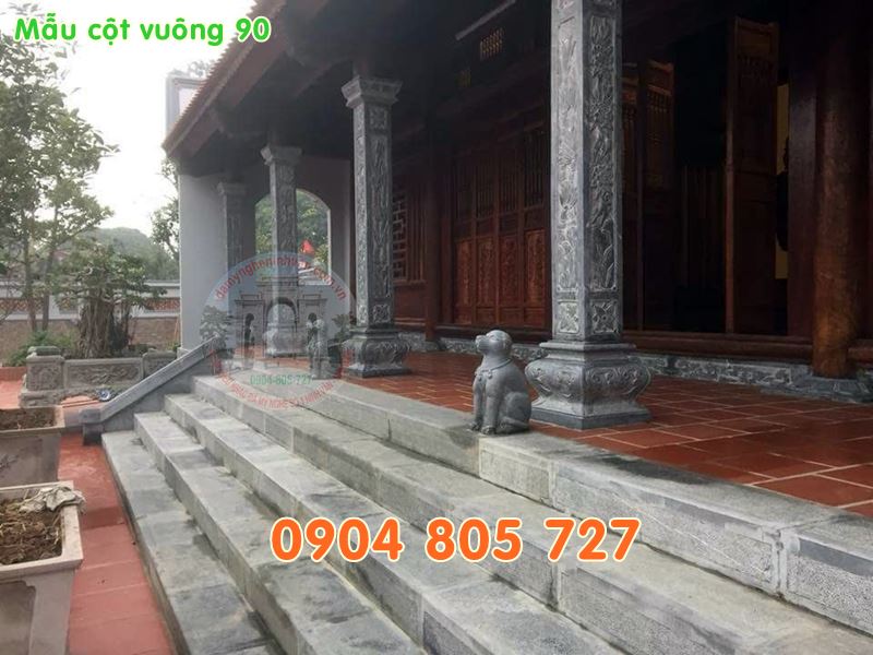 Cot vuong hien nha tho dinh chua bang da