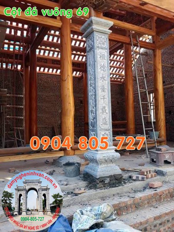 Cot vuong hien nha tho dinh chua bang da