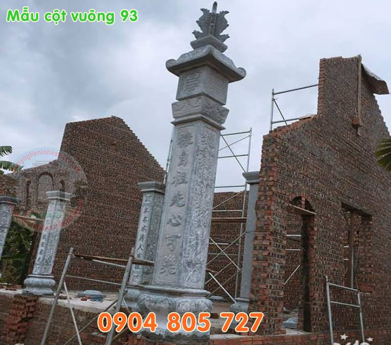 Cot vuong hien nha tho dinh chua bang da