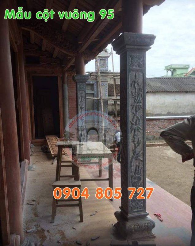 Cot vuong hien nha tho dinh chua bang da