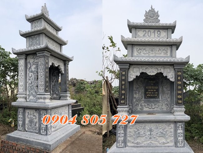 Gia mau thap de tho hu tro cot tai Dong Thap bang da