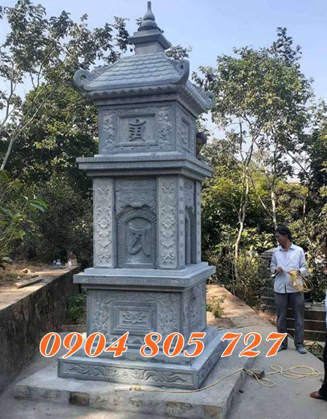 Gia mau thap de tho hu tro cot tai Dong Thap bang da