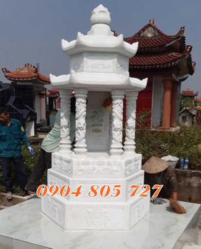 Gia mau thap de tho hu tro cot tai Dong Thap bang da