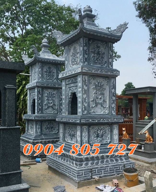 Gia mau thap de tho hu tro cot tai Dong Thap bang da
