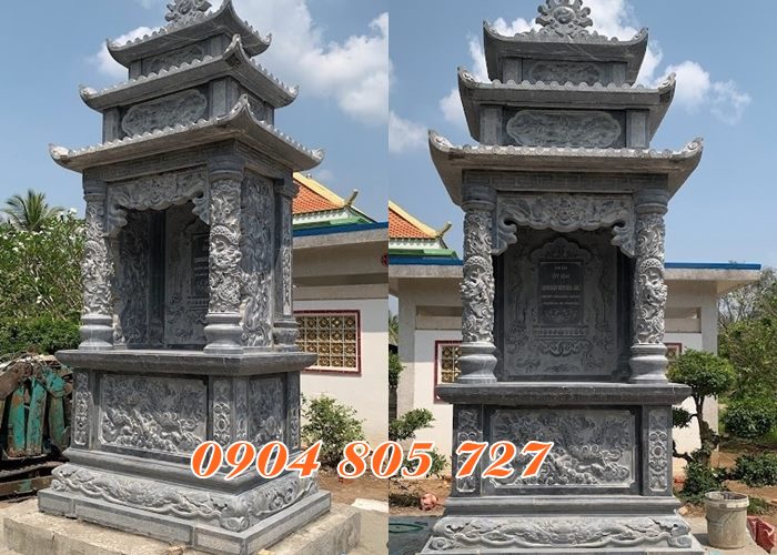 Gia mau thap de tho hu tro cot tai Dong Thap bang da