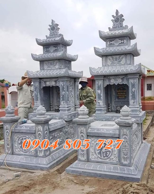 Gia mau thap de tho hu tro cot tai Dong Thap bang da