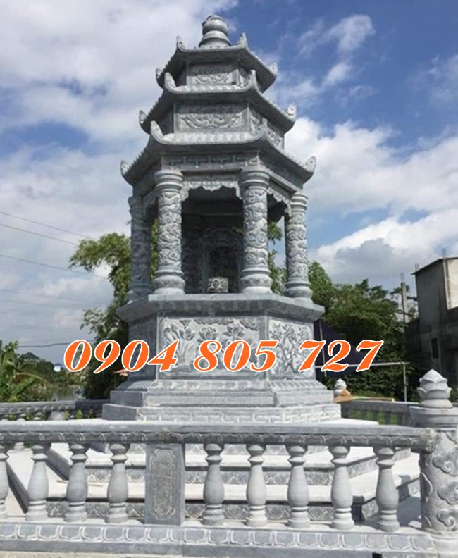 Gia mau thap de tho hu tro cot tai Dong Thap bang da