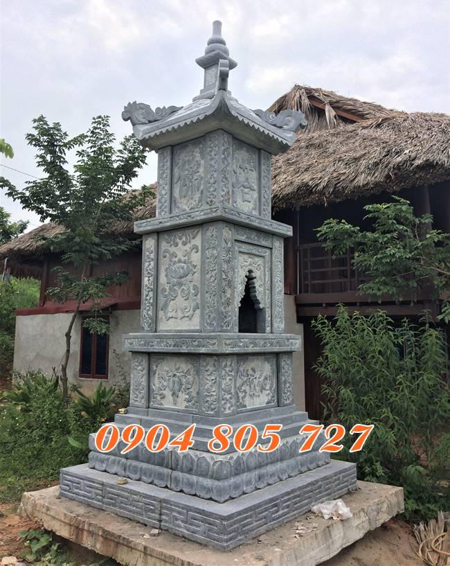 Gia mau thap de tho hu tro cot tai Dong Thap bang da