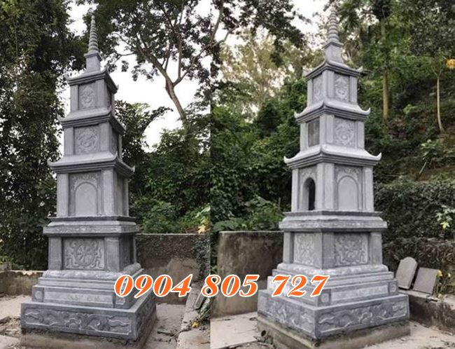 Gia mau thap de tho hu tro cot tai Dong Thap bang da