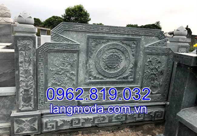 Lang mo gia dinh bang da duoc lap dat tai Tien Du Bac Ninh
