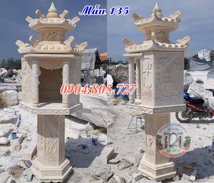 Mau cay huong ngoai troi bang da dep