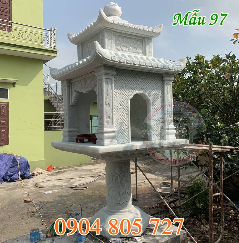Mau cay huong ngoai troi bang da dep